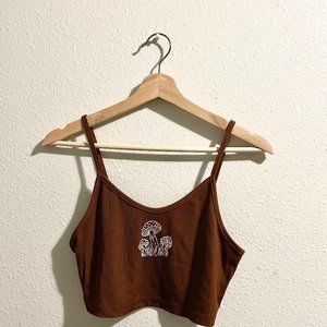 Mushroom Crop top
